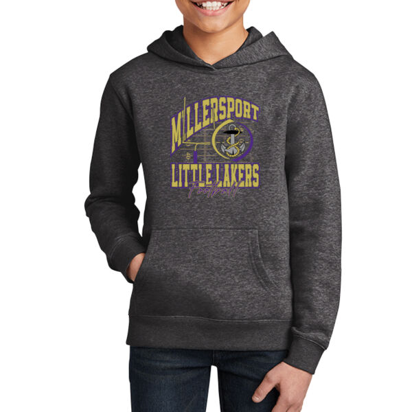 Little Lakers Football - Goalpost - Youth Everyday Fleece Hoodie Thumbnail