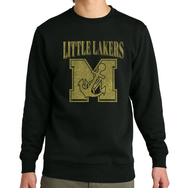 M - Worn - Unisex Everyday Fleece Crew Thumbnail