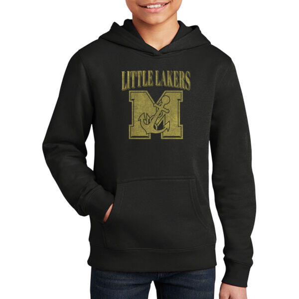 M - Worn - Youth Everyday Fleece Hoodie Thumbnail