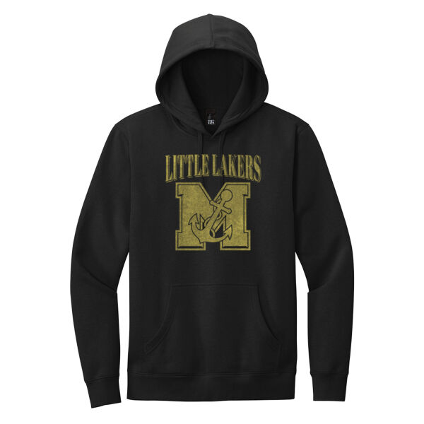 M - Worn - Unisex Everyday Fleece Hoodie Thumbnail