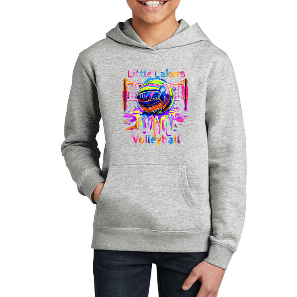 Volleyball - Paint - Youth Everyday Fleece Hoodie Thumbnail