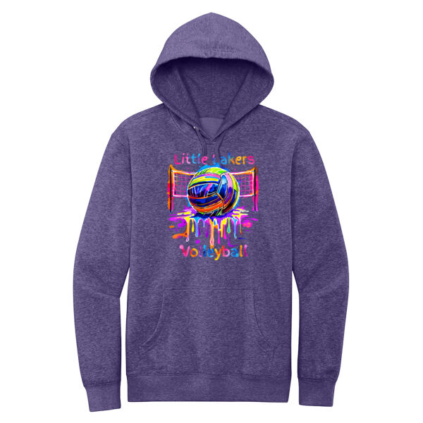 Volleyball - Paint - Unisex Everyday Fleece Hoodie Thumbnail